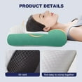 thumbnail image 6 of 2025 New Ergonomic Goose Down & Memory Foam Cervical Pillow - Neck Pain Relief & Sleep Comfort (#D*2, Large), 6 of 7