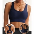 thumbnail image 3 of SPZTSX Racerback Sports Bras for Women Removable Pads Yoga Daily Wear Running Cycling Hiking Training Athletic Bra, 3 of 6
