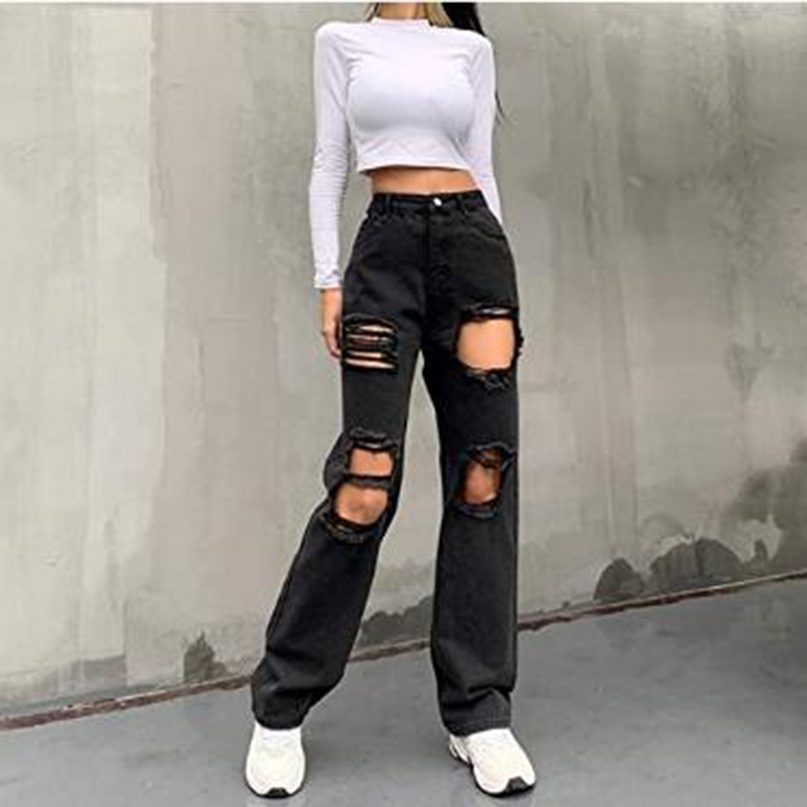 yotyukeb Ripped Jeans For Women All 