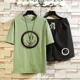 thumbnail image 3 of Ropa de hombre Conjuntos de pantalones cortos blancos Chándal gráfico Ropa deportiva Trajes deportivos Camiseta de jogging Top de nailon para hombre Marcas originales con estilo, 3 of 4