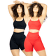 thumbnail image 1 of Set De Dos Conjunto Deportivo Unitalla Casual Mujer Short y Blusa Stretch Comodidad y Estilo, 1 of 5