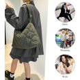 thumbnail image 7 of Kukuzhu Quilted Tote Bag for Women, Soft Puffer Tote Bag Lightweight Trendy Designer Lozenge Cos Bag Handbags, 7 of 7