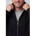 thumbnail image 2 of Kingsize Men's Big & Tall Fleece Zip-front Hoodie Jacket, 2 of 6