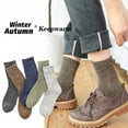thumbnail image 2 of NANAHuang 5Pairs Super Thick Winter Woolen Merino Socks for Men Towel Thermal Warm Sport Socks Cotton Male's Cold Snow Boot Terry Sock, 2 of 6