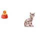 thumbnail image 1 of Figura de gato, artesanía, adorno, cuenco del tesoro, escultura de animal, cornucopia para el Festival de Primavera, año Nuevo, dormitorio, regalo de, 1 of 8