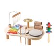 thumbnail image 3 of Juego de batería de xilófono con campanas de colores, instrumento musical Montessori para habilidades motoras, juguete educativo para niños, regalos, 3 of 9
