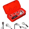 thumbnail image 1 of Llave inglesa para baño, grifo y fregadero, llave ajustable, llave para grifo, llave de apertura amplia con repuesto Yuw, 1 of 5