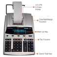 thumbnail image 4 of Victor 12-Digit Desktop Adding Machine, Large Easy To Read Display, Tape Print Out with 4,5 lines-per-second ribbon printer, Tax, Cost, Sell and Marg, 4 of 7