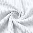 thumbnail image 5 of Blmnix Peplum Dress Women Elegant Dresses Vacation Striped Dress Petticoat Crew Neck Short Sleeve Mini White Adaptable Summer Dress for Women M, 5 of 9