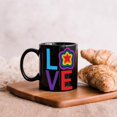 thumbnail image 6 of Funny Coffee Mug Tea Cup The Lord Is My Shepherd And He Knows I''m Gay Coffee Tea Cups LGBT Festival Party Modern Ceramic Mugs Gifts for Men Adults Mommy Married Couples 11oz Black, 6 of 6