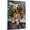 Afghan Hound, variant on Tibetan Mastiff Dog Bathroom Decor - Funny Bathroom Decor Wall Art, Dog Bathroom Wall Art and Animal Poster, Dog Bathroom Signs and Funny Bathroom Art UNFRAMED