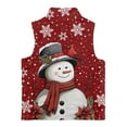 thumbnail image 5 of Garronmavis Christmas Snowman Zippered Vest Stand Collar Cardinals Girls Vest 4T Comfortable Winter Lightweight Sleeveless Fleece Jacket with Pocket Stylish Fall Outfits Fashion Clothing, 5 of 7
