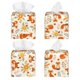 thumbnail image 2 of Balery Flower Fox Porta Pañuelos de Cuero con Estampado – Funda Moderna Cuadrada para Caja de Pañuelos, Dispensador 5x5x5'', 2 of 7