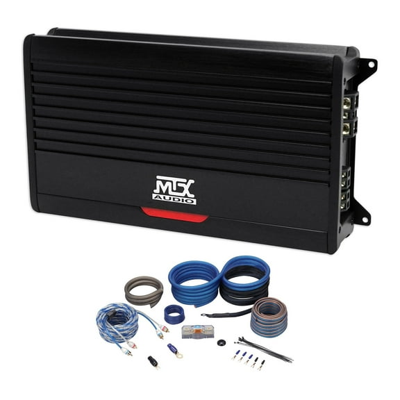 MTX THUNDER1000.1 1000 Watt RMS Mono Class D 1-Ohm Car Audio Amplifier Amp Kit