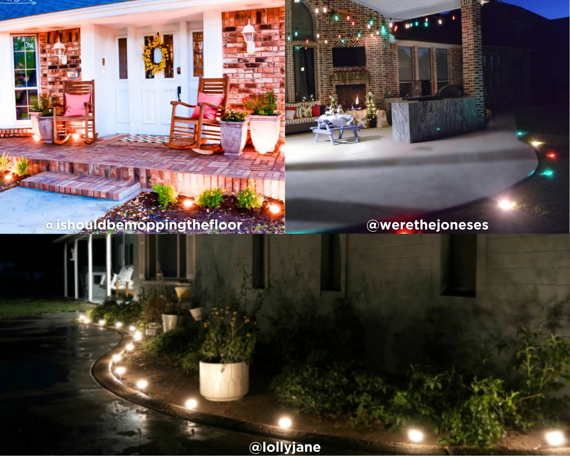 Enbrighten Seasons LED Color-Changing Landscape Path Lights, 9 Pucks, Plug-in, 41015