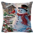 thumbnail image 4 of JM Funda de almohada de lino de alce navideño (BZ008-1+2+3+4) 4 piezas en total JM RV021031-01571SDJ, 4 of 5