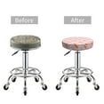 thumbnail image 3 of Uemuo Rabbit And Carrot Pattern Round Bar Stool Seat Covers Washable Stool Cushion Slipcover Elastic Bar Chair Covers-12 inch, 3 of 7