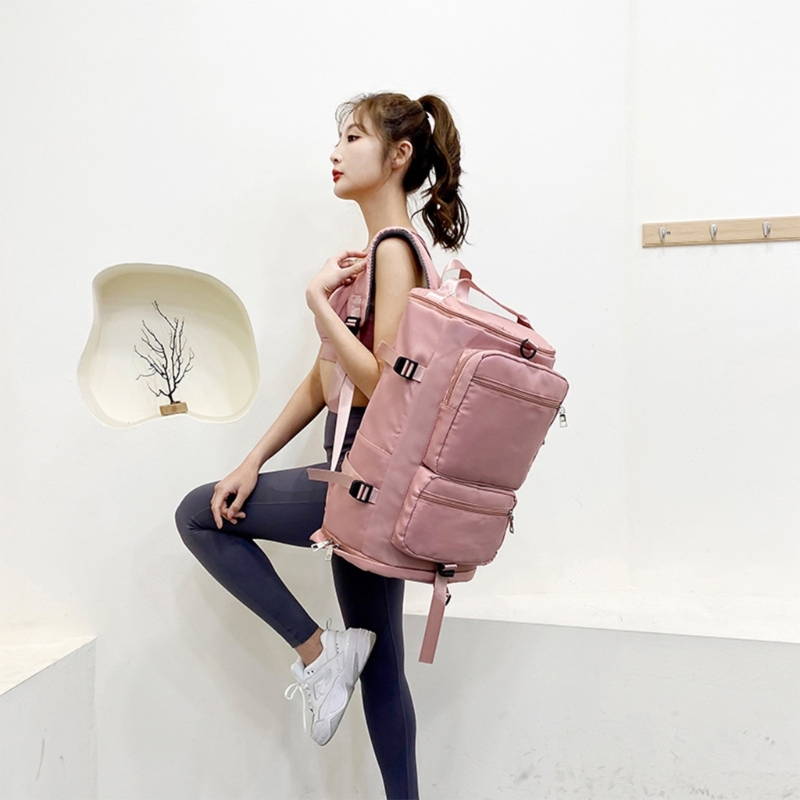 Gym Bag for Women and Men Sports Duffle Bag Travel Backpack Weekender Overnight