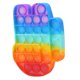 thumbnail image 2 of Juguete sensorial de burbujas de empuje para bebé, juguete colorido para aliviar el estrés y autismo, juego de mesa, 2 of 5