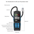 thumbnail image 4 of Combustible Gas Propane Methane Sensors Sniffers 50-50000PPM Leak Detector High Sensitivity Natural Gas Tester with Hose, 4 of 7
