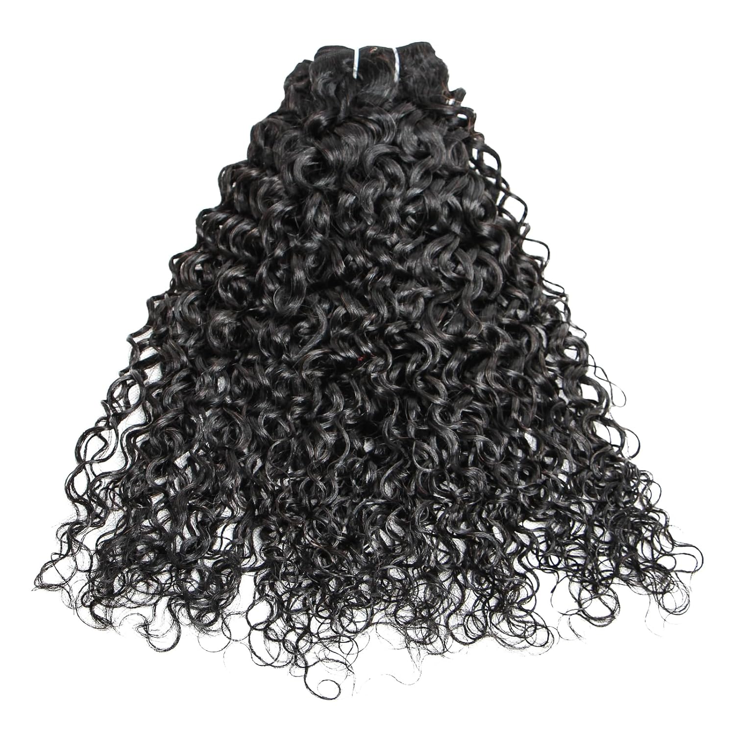 12A Brazilian Curly Water Wave Bundles 100% Virgin Unprocessed Human Hair, Natural Black Remy Wet and Wavy Extensions 22 22 22 Inch for Women