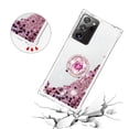 thumbnail image 5 of Funda para Samsung Galaxy Note 20 Ultra 5G con Brillo Líquido Flotante, Purpurina, Parachoques y Anillo Giratorio Soporte, 5 of 5