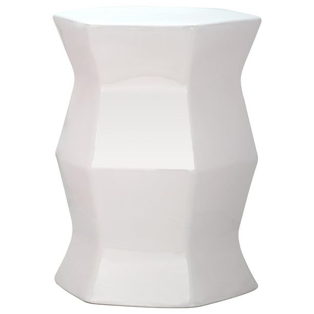 Safavieh Modern Hexagon Indoor Outdoor Garden Patio Stool Cream Com Safavieh Modern Hexagon Indoor Outdoor, Safavieh Melody Cream Ceramic Decorative Garden Stool