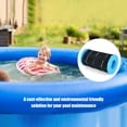 thumbnail image 3 of Generic Filtre de Piscine Réutilisable avec Doubles Joints, Matériau ABS, Compatible avec Filtres Type A & C, Design Compact 10.7x10.7x19.5cm, 3 of 7