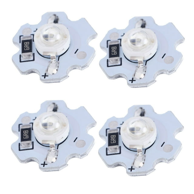 25Pcs 1W LED Chips, High Brightness, Low Power Consumption, Aluminum Substrate, DIY Lighting Fixtures