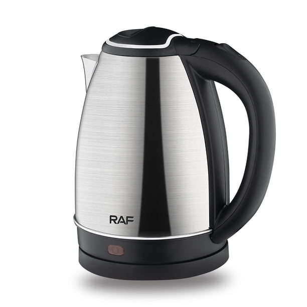 RAF Hervidor Eléctrico Rápido 2.0L con Base de Acero Inoxidable y Tapa Interior de Acero – Cocina Instantánea