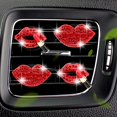 thumbnail image 1 of Difusor de aceite esencial para coche, aromaterapia, forma de labios rojos, Clip de ventilación para difusor de coche, decoraciones interiores de coche, 4 Uds., 1 of 5