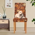thumbnail image 4 of Yayeee 2 Pack Dining Chair Covers Stretch Parson Chairs Slipcovers Seat Protector, Fall Pattern, 4 of 6