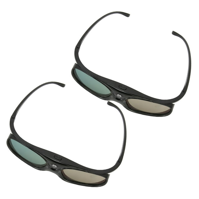 3D Active Shutter Glasses, 144Hz Refresh Rate Auto Off DLP Link Projector Glasses For Office