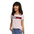 thumbnail image 2 of Camiseta Tommy Hilfiger para niña con diseño de bandera rosa, sombra rosa, 12 a 14 años, 2 of 2