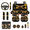 Dragonfly Moon Floral Pattern, variant on 14 PCS Car Accessory Set, with Steering Wheel Cover Car Cup Holder Coaster Auto Center Console Armrest Pad Suitable for Sedans, Dragonfly Moon Floral Pattern