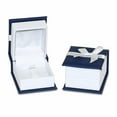 thumbnail image 7 of Everly Women's Created Sapphire and Diamond 10K White Gold Engagement Ring, 7 of 7
