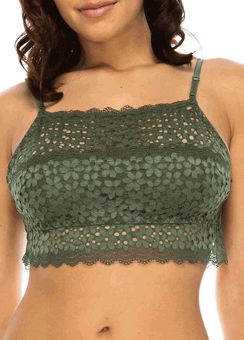 olive green bralette