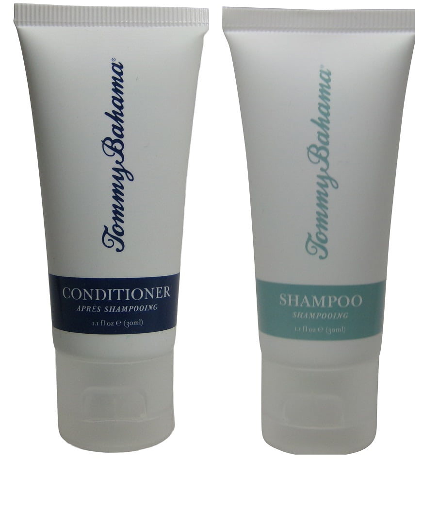 Tommy Bahama Shampoo & Conditioner Lot of 4 each 1.1oz Bottles. 2 of Each