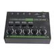 thumbnail image 5 of Mezclador de 4 Canales Con Luz Rgb, Controlador de DJ Multifuncional de Bajo Ruido, Mezclador de Sonido Con Ruido Súper Bajo y Fácil Configuración para Teclado,, 5 of 7