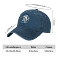 thumbnail image 5 of Don't Be A Dumb Bass Baseball Cap Vintage Soft Washed Denim,Golf Dad Hat Adjustable Trucker Hats for Men Women Unisex Adult,Navy Blue, 5 of 6