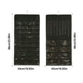 thumbnail image 3 of Arestory 1-Pack Hanging Jewelry Organizer Dual-sided Jewelry Storage for Earring Necklace Bracelet Ring and more, Black, 3 of 8