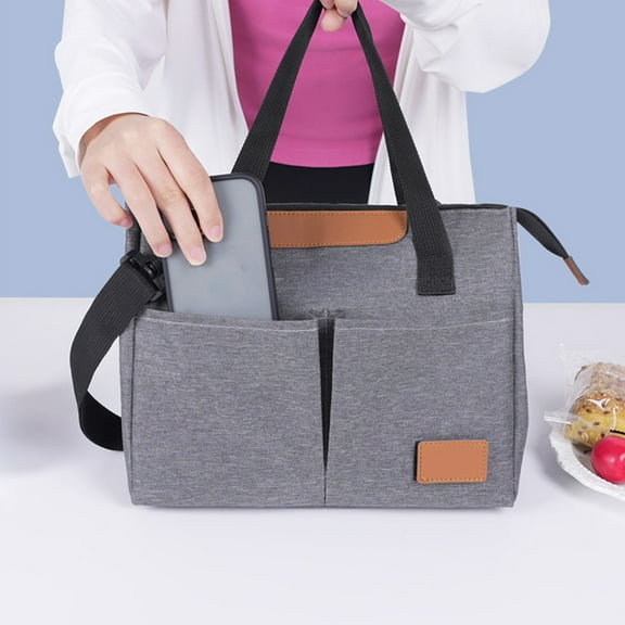 Byujiro Insulated Lunch Bag for Work Leakproof, Large Capacity Thermal Tote for Men Women, Lightweight Cooler Bag for Office, School, Picnic, Beach