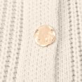 thumbnail image 6 of TGSLY Fall Button Down Sweater for Women Warm Soft Crew Neck Long Sleeve Chunky Knit Cropped Cardigan Loose Casual Solid Color Coat with Pockets M, 6 of 8