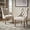 Beige, variant on iNSPIRE Q Zurich Transitional Light Distressed Natural Finish Linen Dining Chair, Grey (Set of 2)