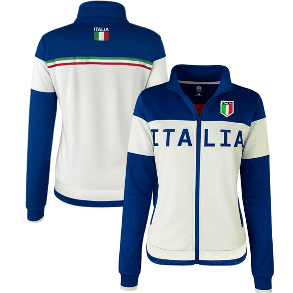 Just 4 Kicks Inc. Italy Fan Track Jacket, Women's
