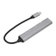 thumbnail image 3 of Hub USB C 5 en 1 Plug and Play Hub tipo C Estación de acoplamiento de metal Electrónica tipo C Adaptador USB C para Windows para Linux Negro, 3 of 15