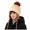 Khaki, variant on mgoYE Kids Winter Beanie Hat with Ear Flaps, Knitted Pom Pom Design, Fleece Lined, Warm Winter Hat for Boys and Girls