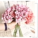 thumbnail image 3 of Naiovety Rama de flor de hortensia artificial, bonsái falso de seda para jardín, decoración de DIY, ramo de flores de pared de para boda Decoración del hogar Púrpura, 3 of 6
