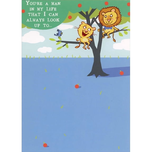 RSVP Lions on Tree Branches Humorous / Funny Father's Day Card for Someone Special
