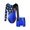 Royal Blue, variant on MSemis Kids Girls Gymnastics Outfit Long Sleeve Ballet Leotard with Shorts Royal Blue 14